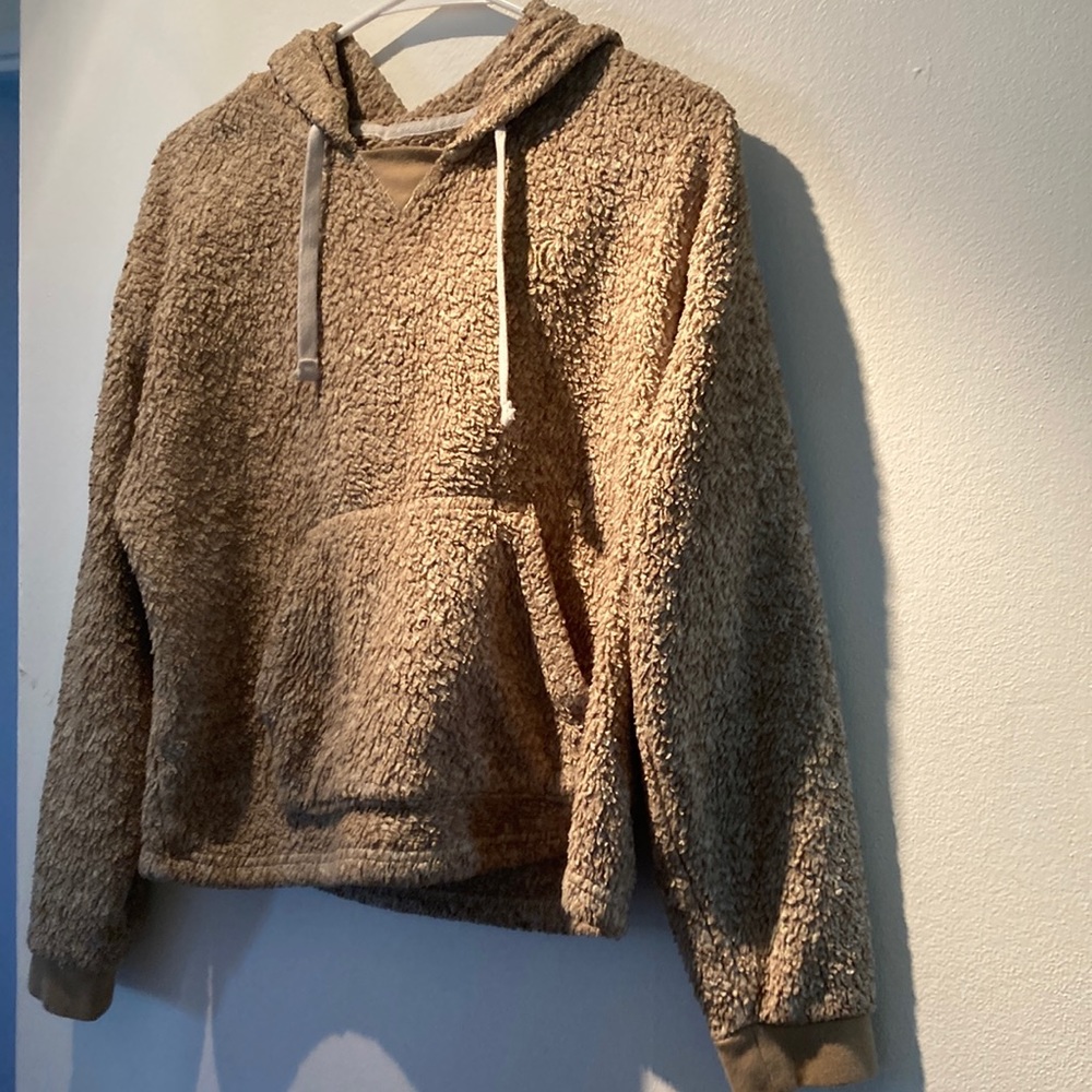 Brown hoodie
